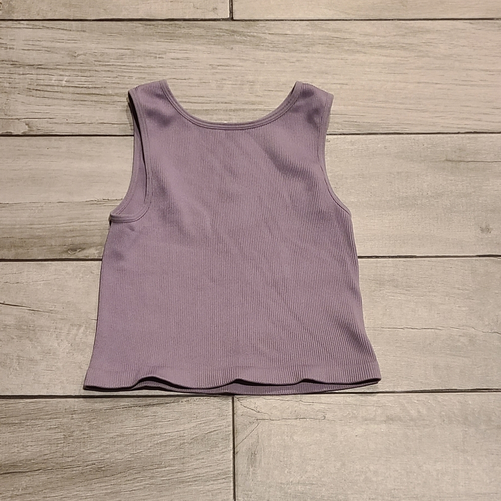 🦔 Purple Stretchy crop top🧁